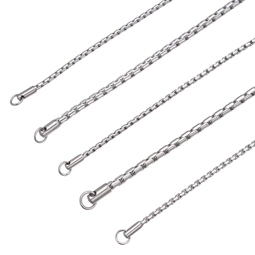 Lily Kalung Stainless Steel Keren Wanita Pria Hip Hop Statement