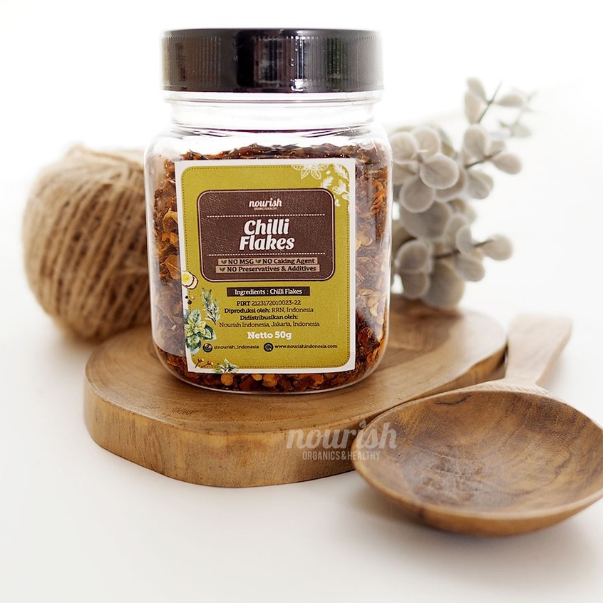 

Nourish Indonesia, Chili Flakes 50gr
