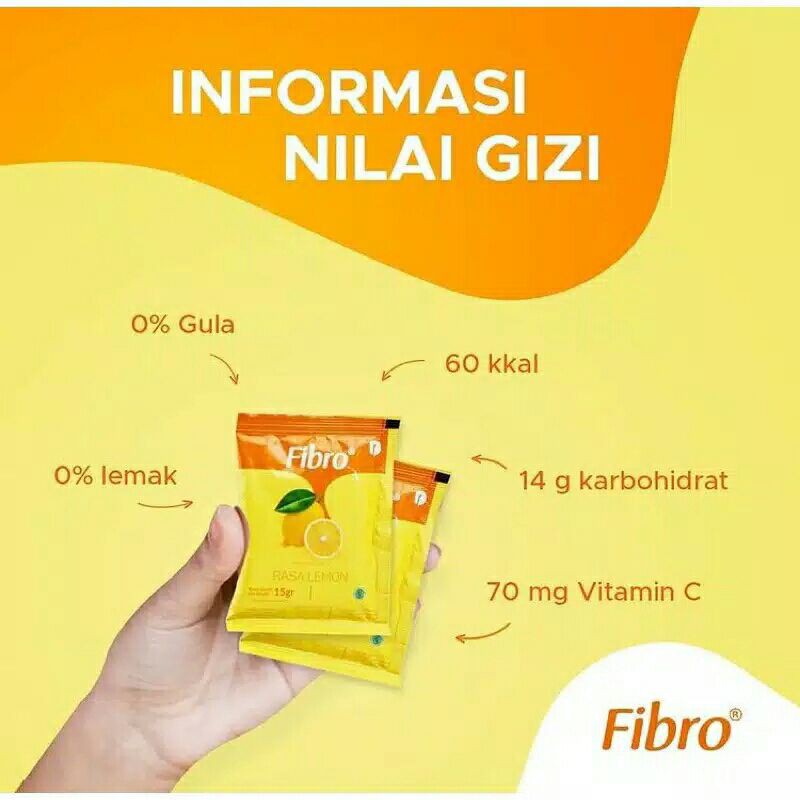 Fibro Fiber Detoks Detox Ecer Satuan Eceran Saset BAB Lancar Rasa Lemon Original Official Asli 100%