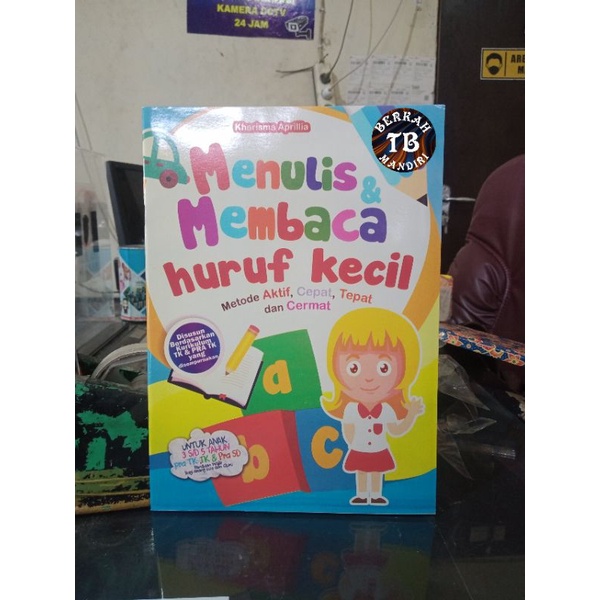 Buku Menulis &amp; Membaca Huruf Kecil (21×29cm)