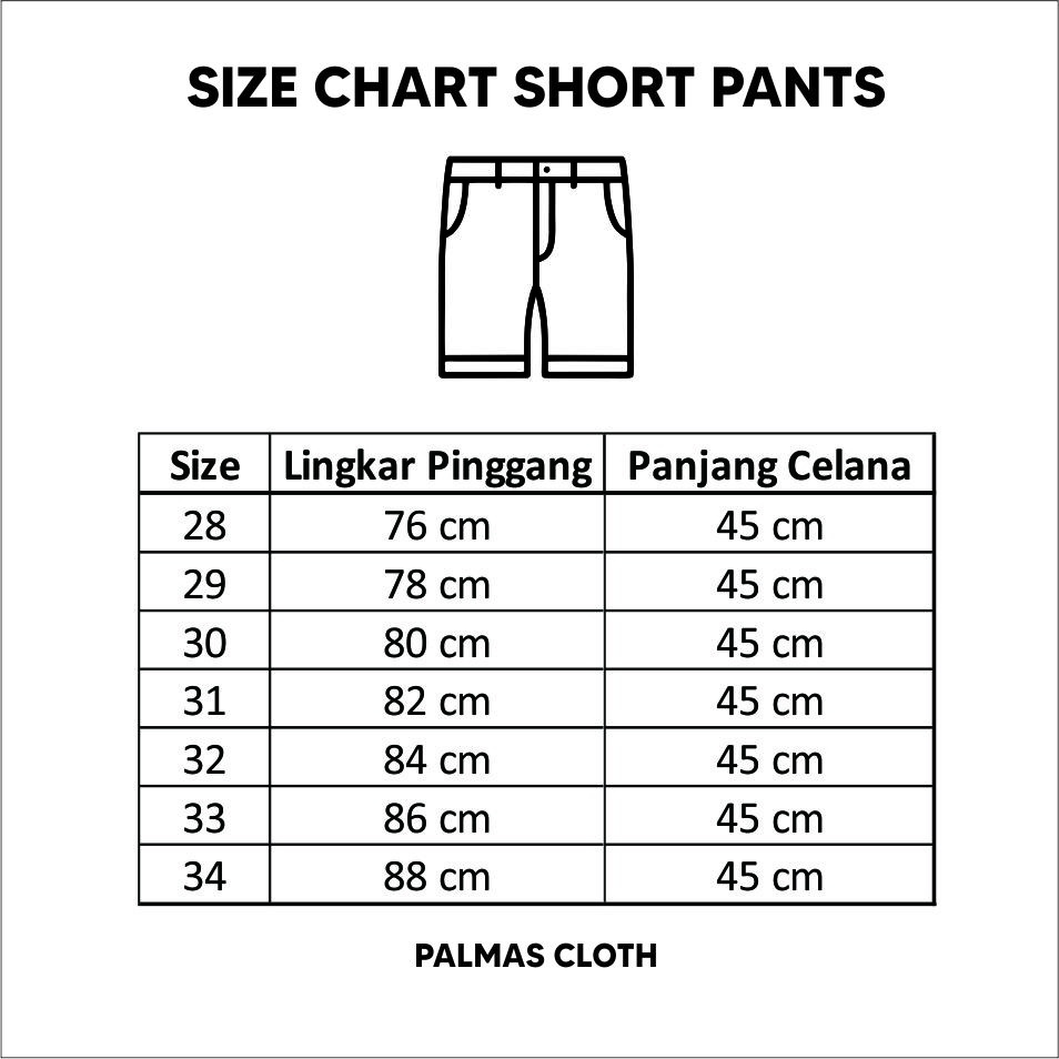 BISA COD Celana Pendek Tuill Nonstretch Bermuda Size 29-34