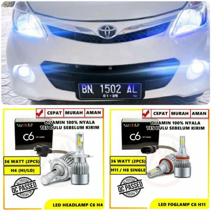 LAMPU HEADLIGHT VOGLAMP C6