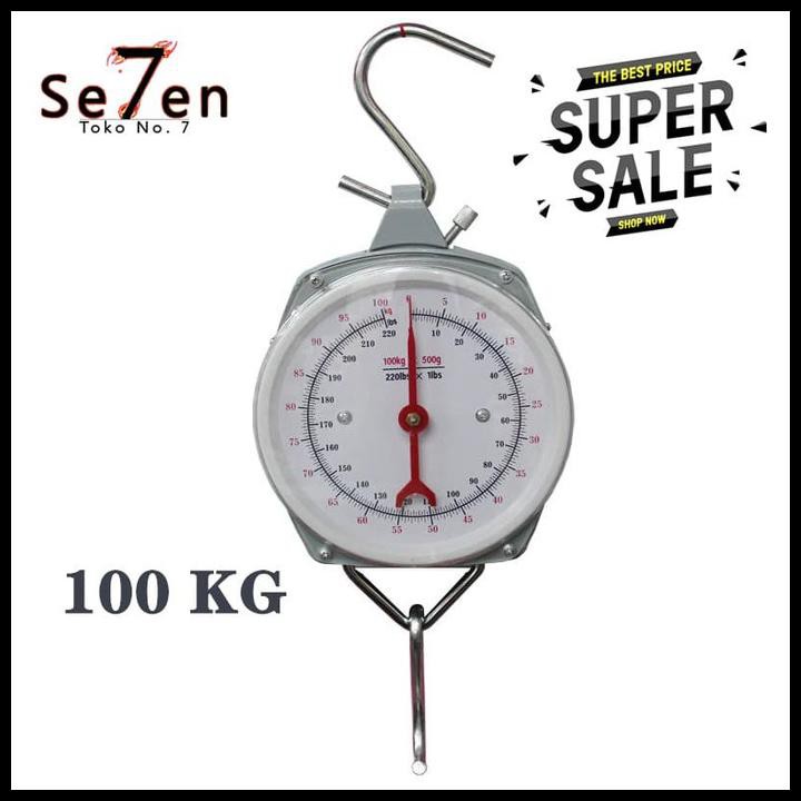 Timbangan Gantung Besi 100Kg/Timbangan Gantung Jarum 100Kg