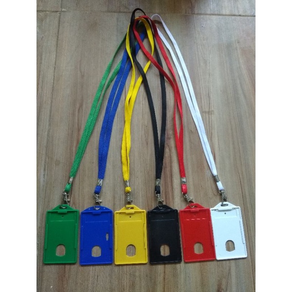 

Name tag plastik + Gantungan Tali Kait