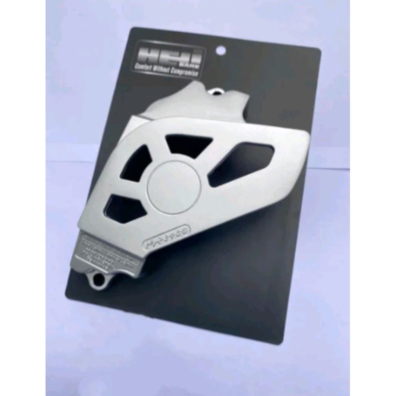 tutup ger depan crf 230 brazil cover gear ger crf import helibars