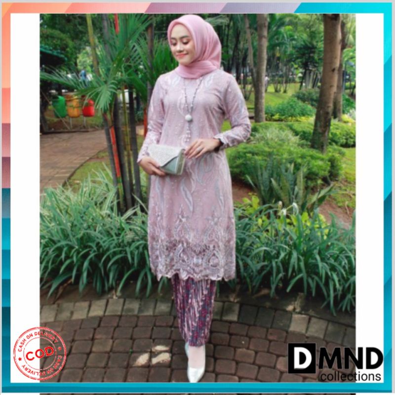 TUNIK KEBAYA MODERN - ATASAN TUNIK TILE - KEBAYA BROKAT - KEBAYA KONDANGAN - KEBAYA MEWAH