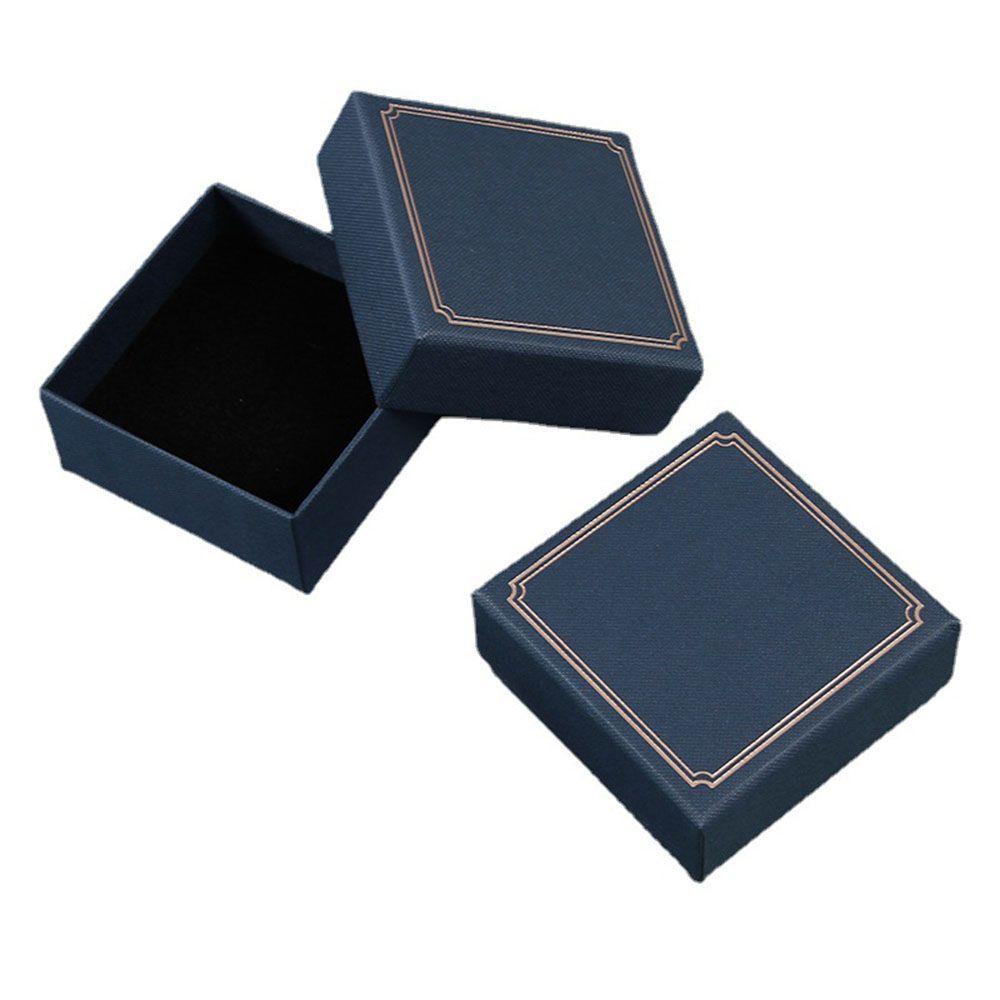 R-bunga Tempat Cincin Berlapis Spons High Quality Display Organizer Kemasan Perhiasan Display Perhiasan Kotak Kalung Case