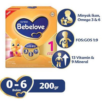 

[COD] Bebelove 1 Susu Bubuk Infant Formula 200gr