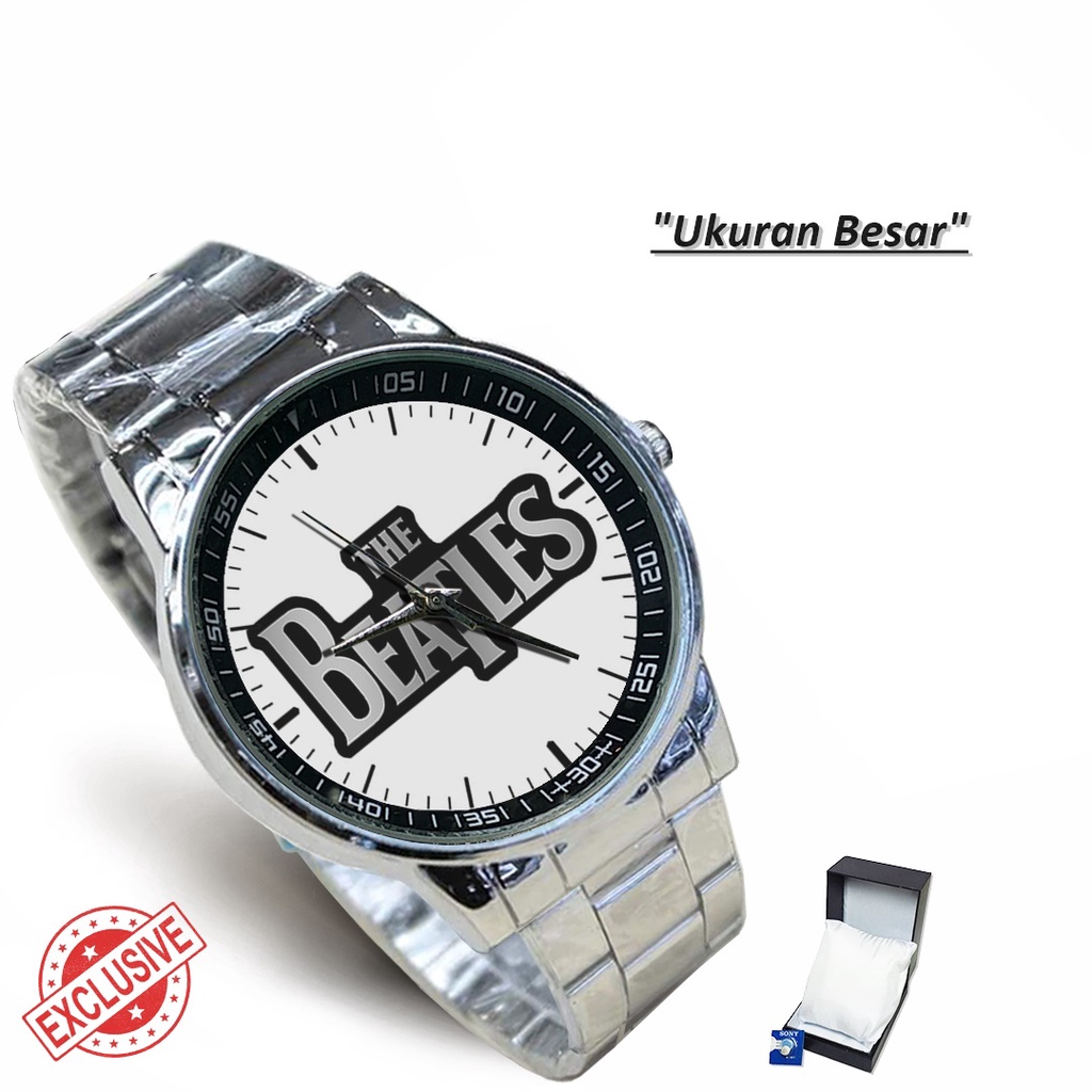 Jam Tangan Rantai Couple THE BEATLES (Nice)