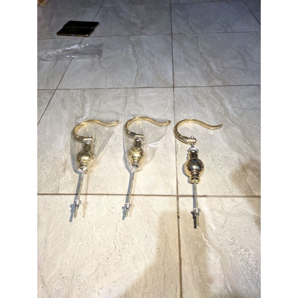 Gantungan Sangkar Burung Fulset Pion Gold Emas Cungkok