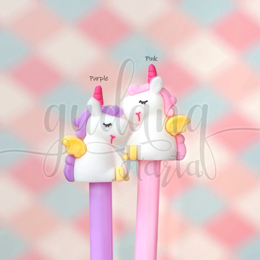 

Pulpen Gel Unicorn Wings Sitting Duduk Sayap Unik Pena Bolpen Ballpoint GC 307200