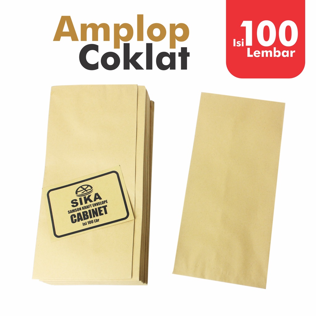 

Amplop Coklat Isi 100 lembar Amplop Gaji Ukuran 11 x 24 Cm
