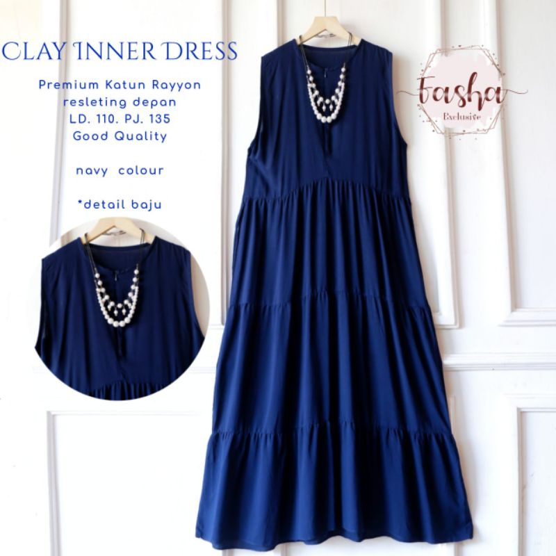 CLAY INNER DRESS BY FASHA HIJAB