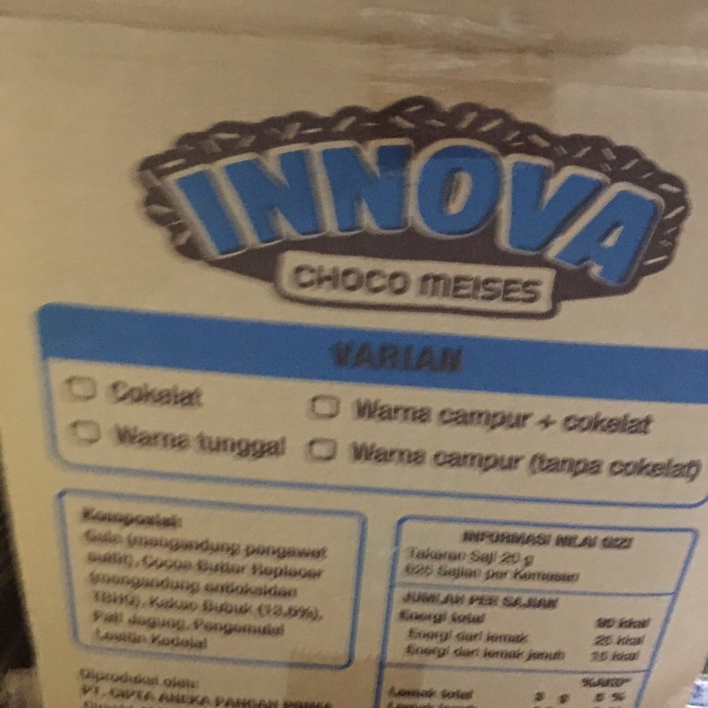 (E-14) Meses COKLAT BINTANG  Warna WTc meses innova pink hijau oranhe kunng inova biru hitam cola me