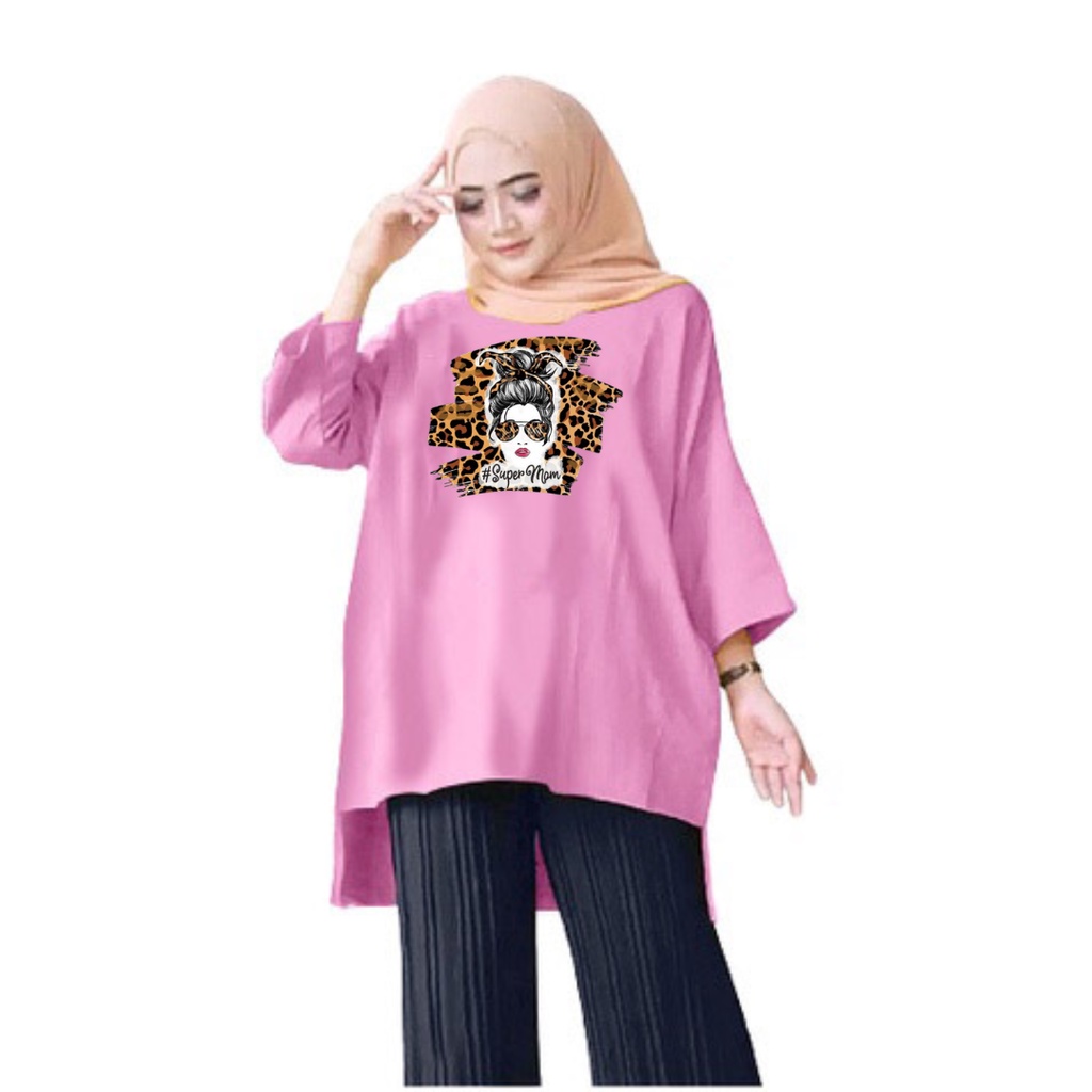 Tunik Jumbo Super Mom 02/ Atasan Wanita XXL