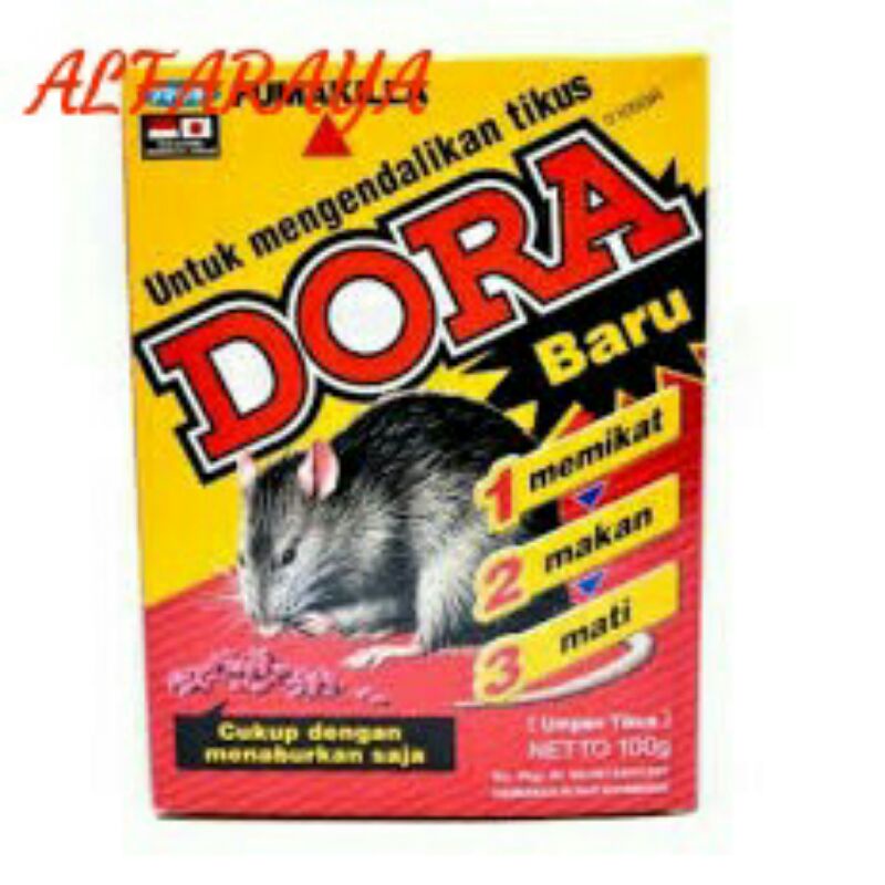 Racun Tikus DORA 100g mati kering