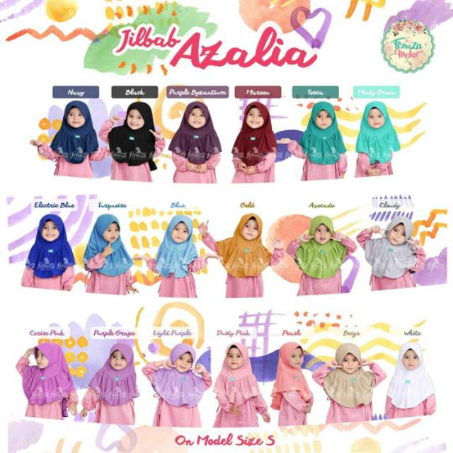 🌸JILBAB BERGO AZALIA KIDS🌸