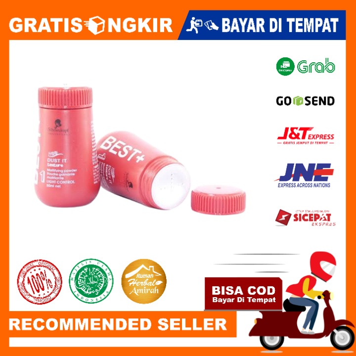 Best Hair Powder Dust It 10gr Original HairStyling Pria Wanita Power Dust It Bedak Khusus Rambut Atasi Rambut Lepek