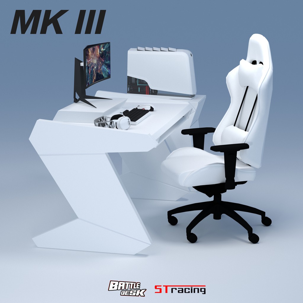 Battledesk MK 3 Meja  Komputer  Gaming PC Desk Office 