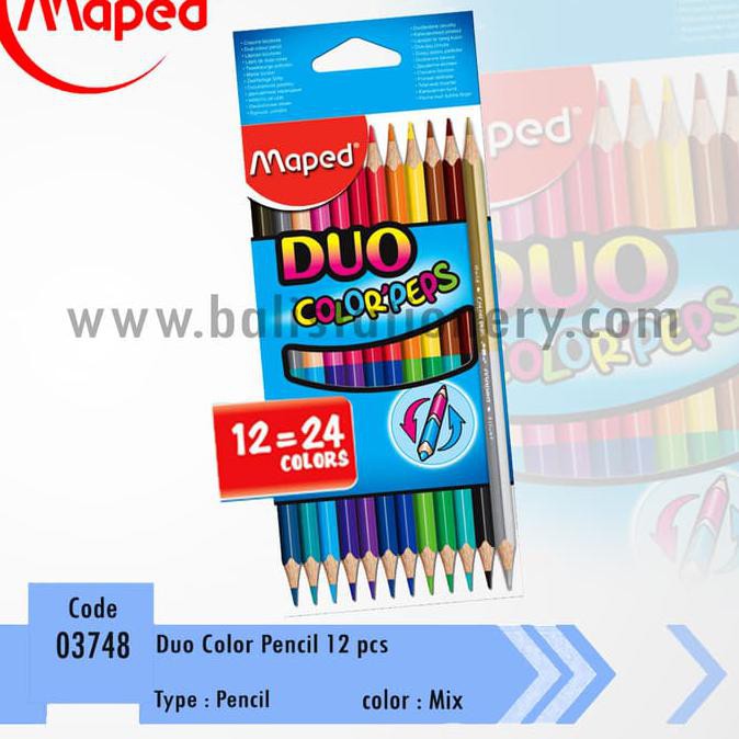 

Ready...Ready...Ready...] Pensil Warna Maped Duo Color Peps