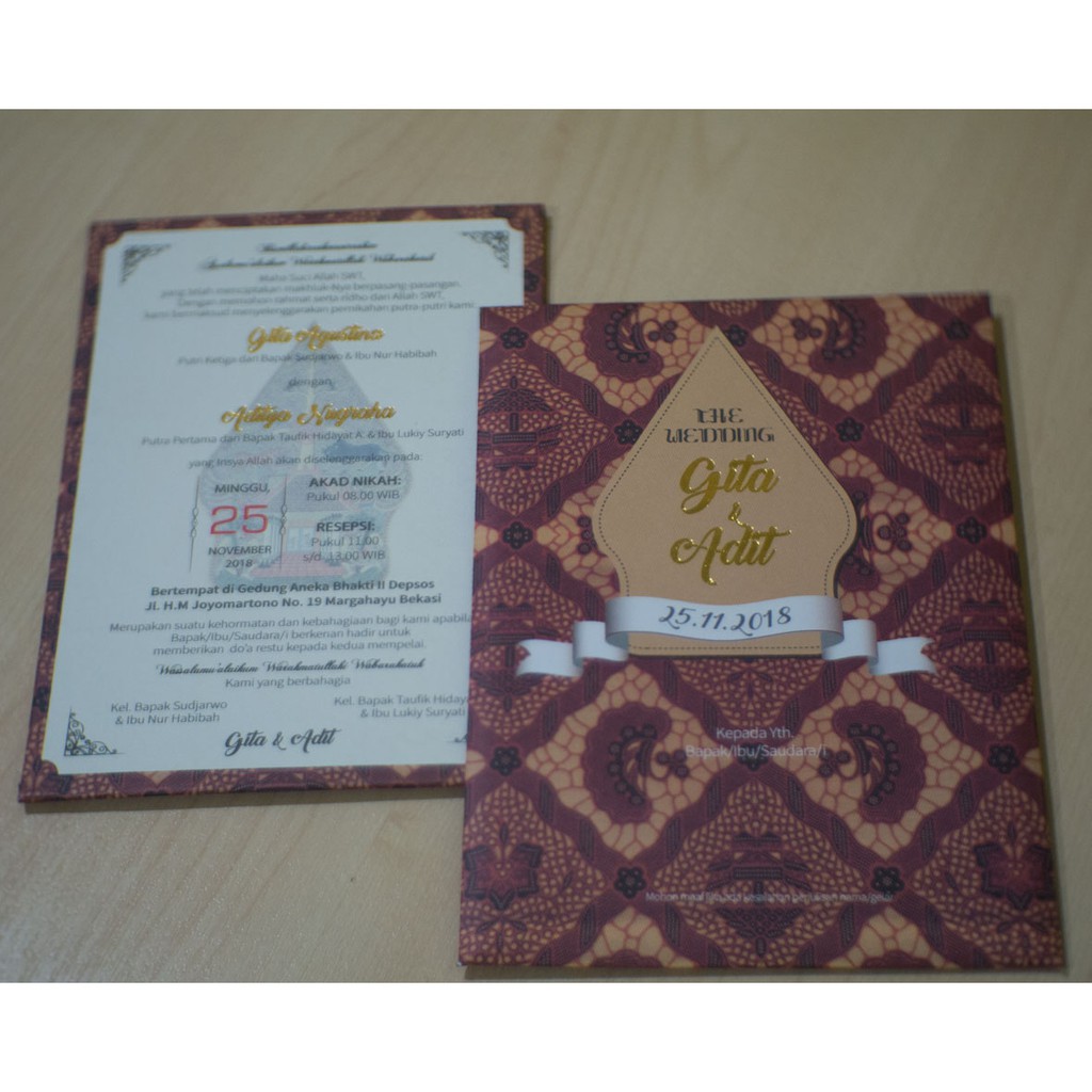 

Undangan Amplop Murah