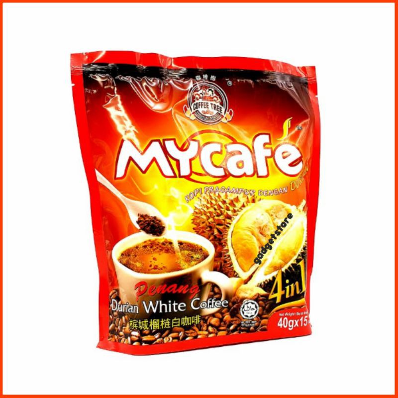 

Penang Durian White Coffee 4 in 1 40g x 15 sachet