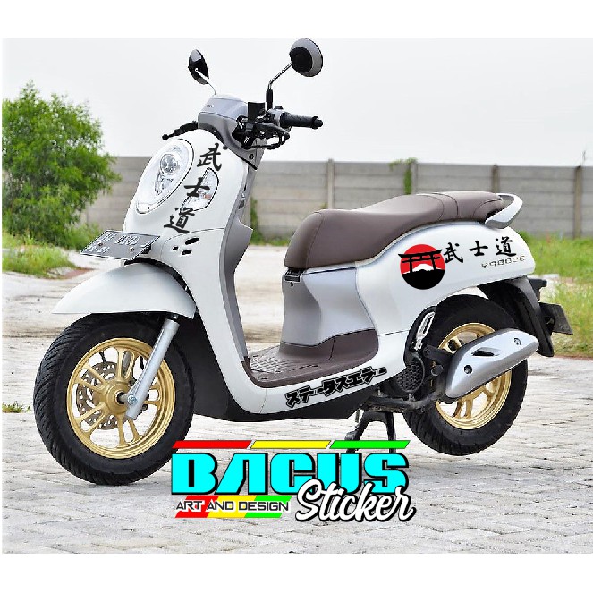 STRIPING CUTTING SCOOPY "MOTIF JEPANG"