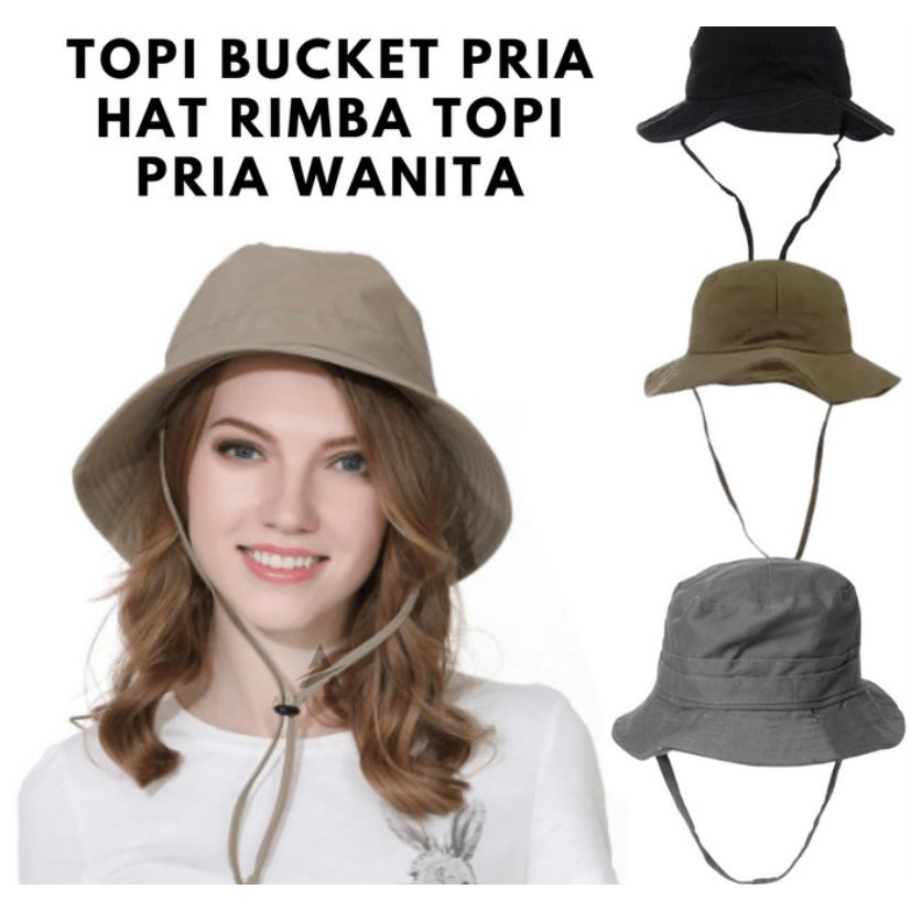 TOPI RIMBA-TOPI HACKING-TOPI GUNUNG-TOPI PANCING