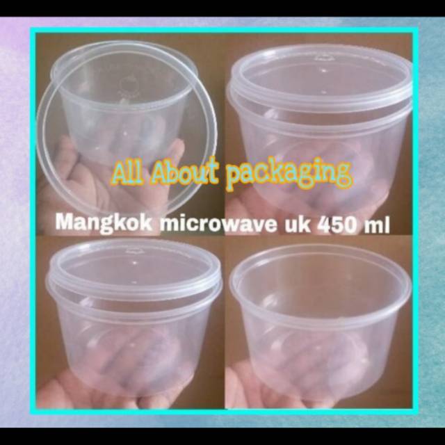 Mangkok microwave uk 450ml / mangkok salad / Tinwall  uk 450ml