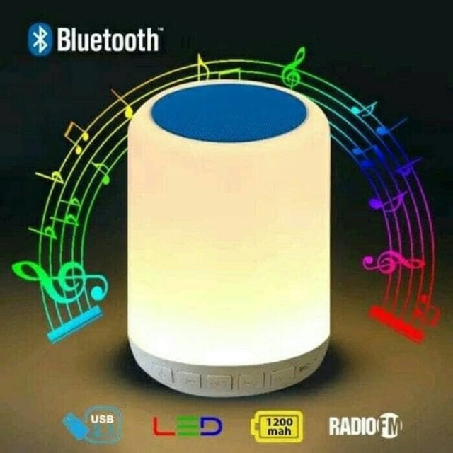 Speaker Lampu Bluetooth Sensor Full Led F 671