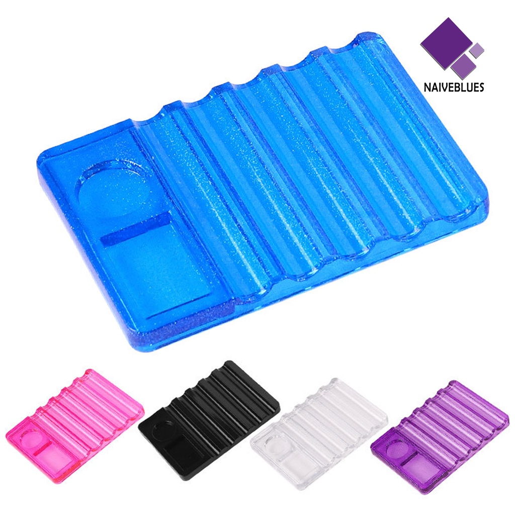 Naiveblue &gt; Holder Kuas Nail Art / Manicure DIY 7 Slot Untuk Wanita