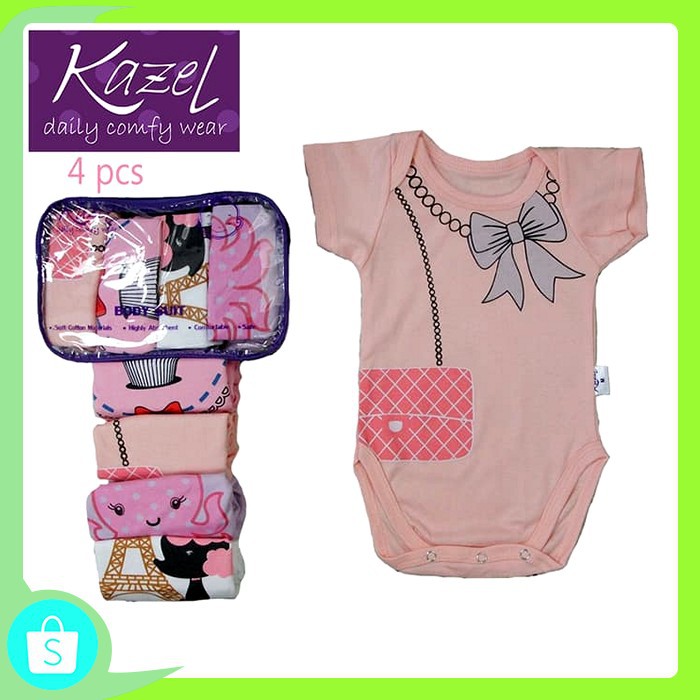  Baju  Bayi  Perempuan Import Summer Set Baby Girl Anchor 