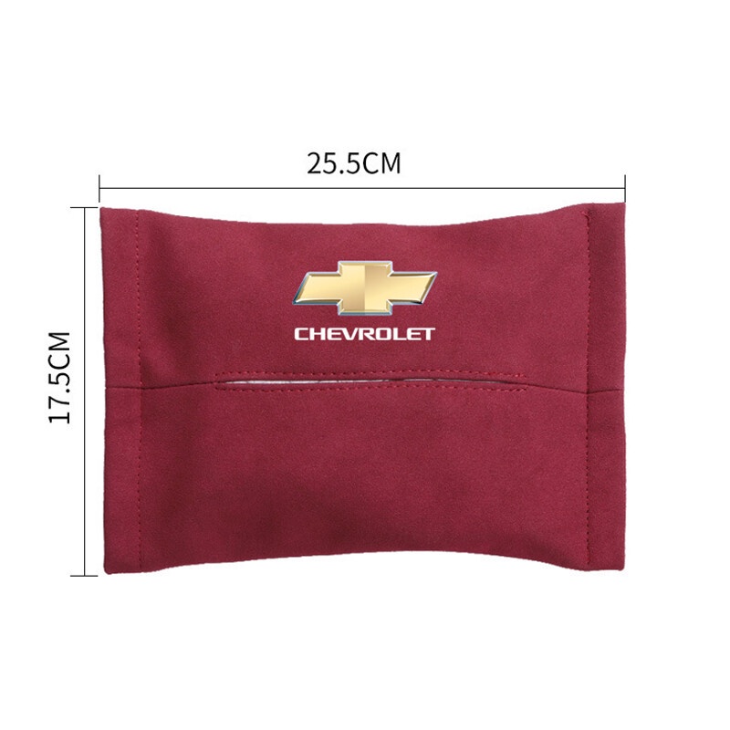 1PC for Chevrolet Aveo Balzer Cruze Silverado Malibu Sail Captiva Trax Lacetti Cobalt Spark Car Tissue Bag Paper Extraction Seat Hanging Tissue Box Creative Armrest Box Interior