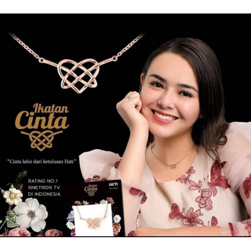 Kalung ikatan cinta titanium,TIDAK LUNTUR