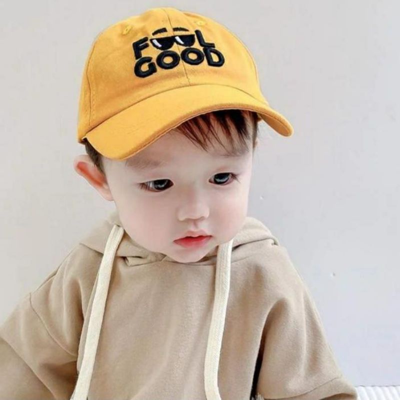 topi anak usia 2-10 tahun topi anak bordir fool good topi foolgood