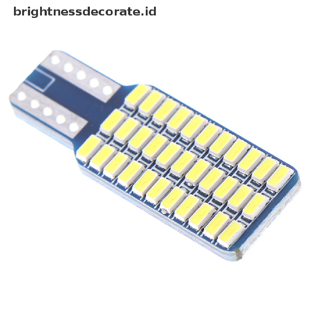 Lampu LED Canbus T10 3014 W5W 33 SMD Warna Putih Untuk Pintu Mobil