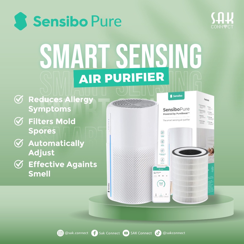 Sensibo Pure Smart Wifi Sensing Air Purifier - 1 Pack (Single Kit)