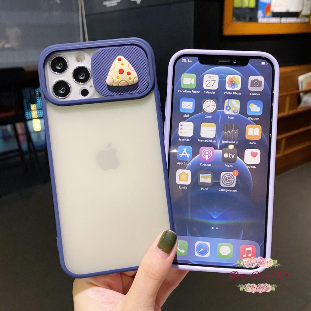 Softcase Slide Pelindung Kamera Cheese 3d i phone 6 6+ 7 7+ 8 8+ Se 2020 X Xr Xs Max 11 12 Mini Pro Max Bc5877