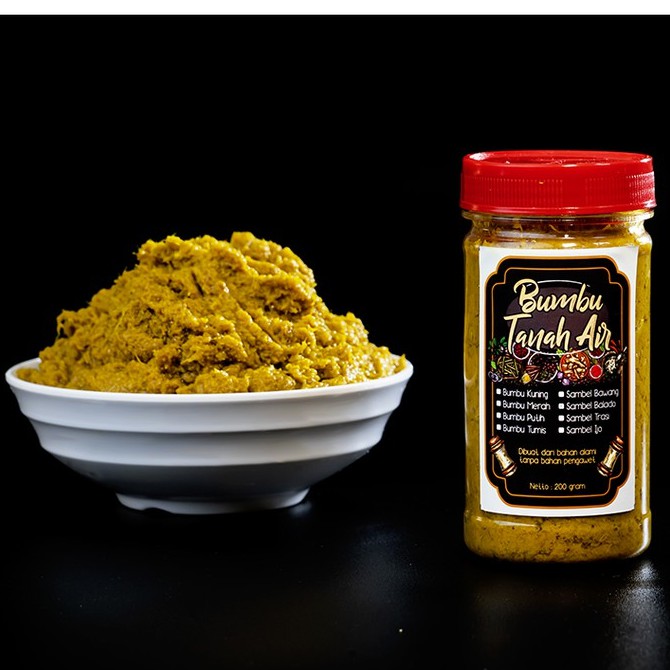 

Bumbu Dasar Kuning instan botol 200 gram Tanah air