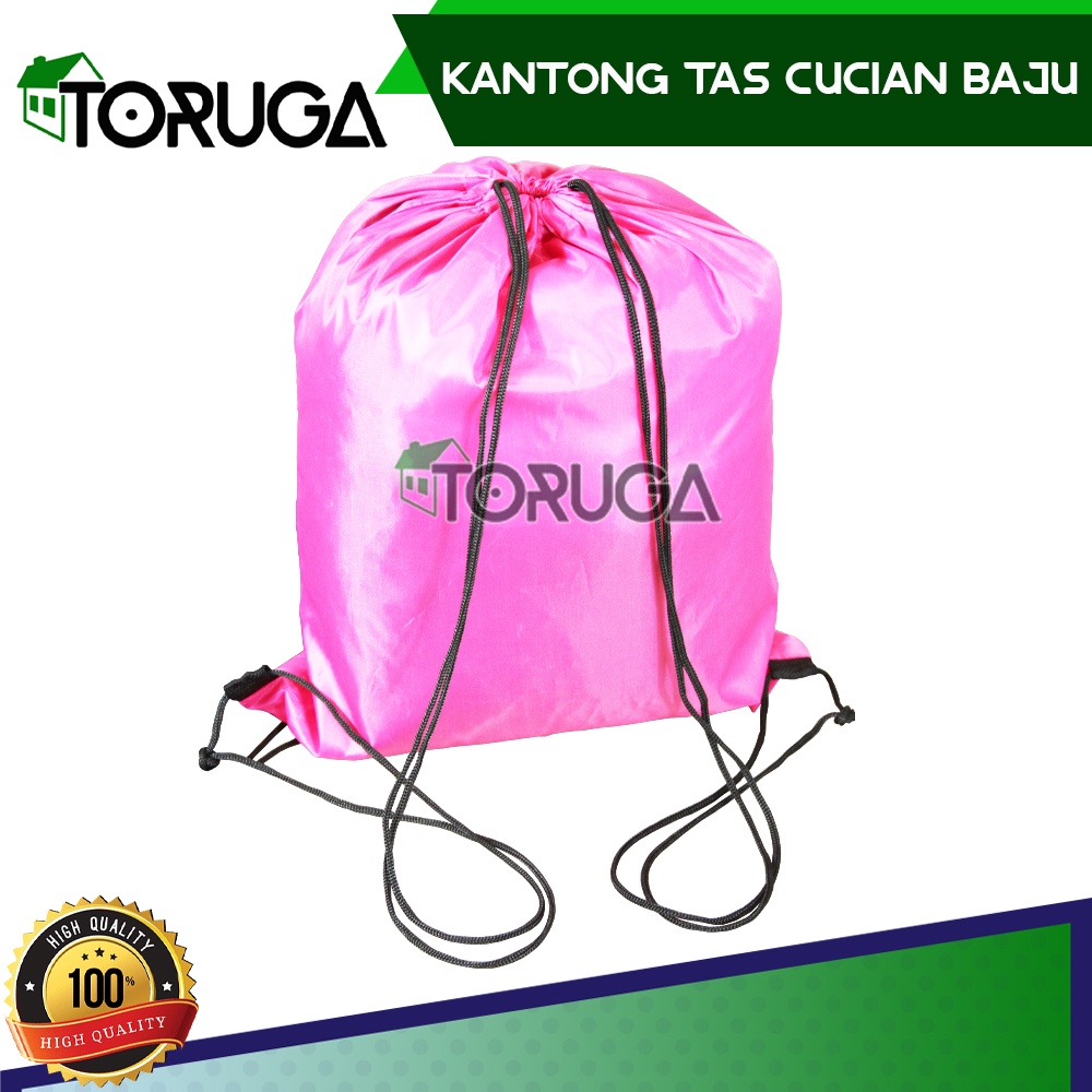 Kantong Cucian Baju Laundry Bag 10Kg 43x24 Cm Tas Keranjang Pakaian Kotor