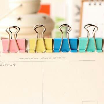

Klip Kertas / Penjepit Kertas Warna Warni 2,5 cm