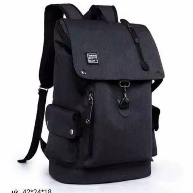 Starr seller tas ransel pria laptop polos simple elegan murah