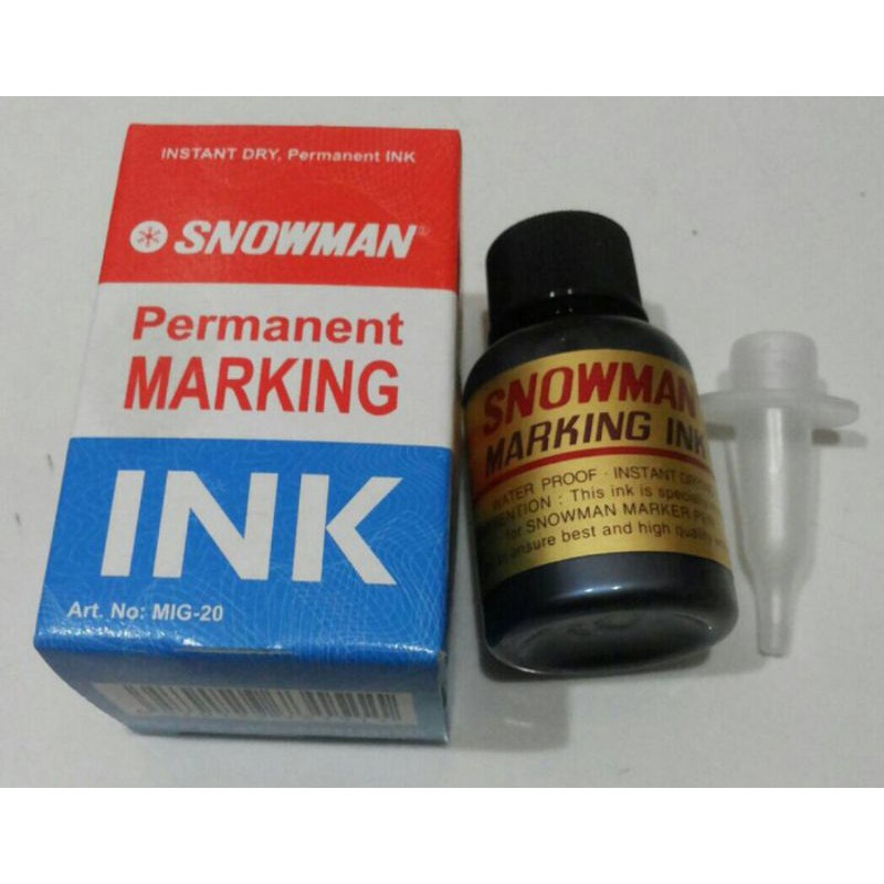 

Refill Ink Snowman Permanent Marking / Isi Ulang Tinta Permanen