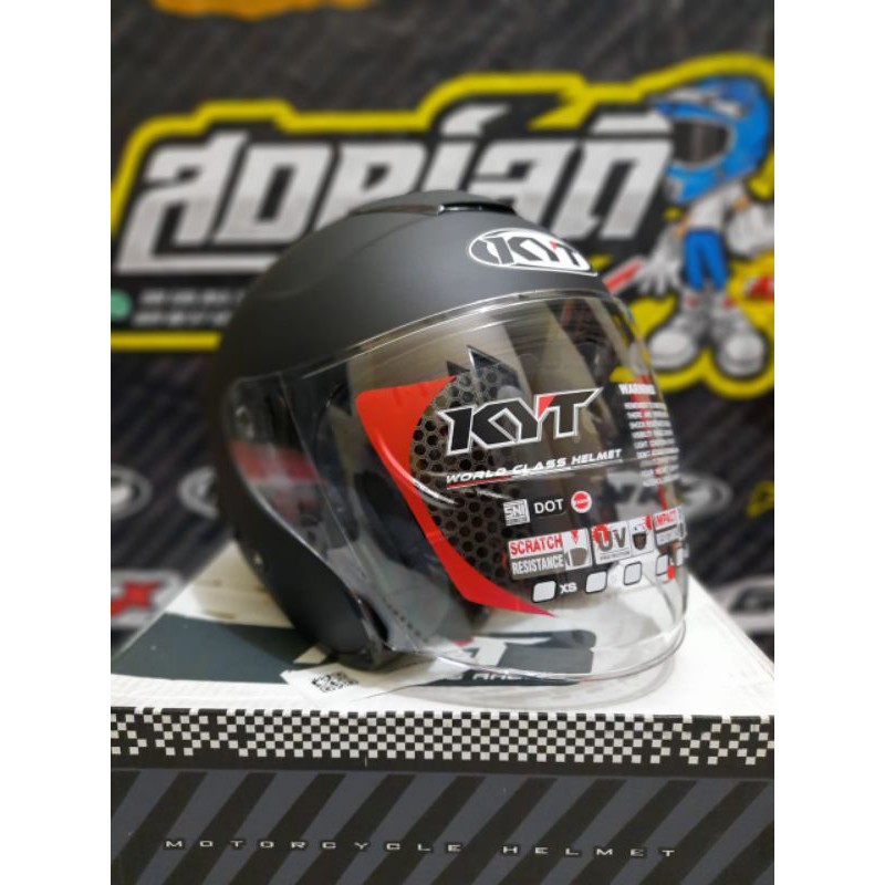 HELM KYT KYOTO R BLACK DOFF ORIGINAL HELM KYT KYOTO HITAM DOFF MURAH ORI HELM TOURING KYT KYOTO BLAC