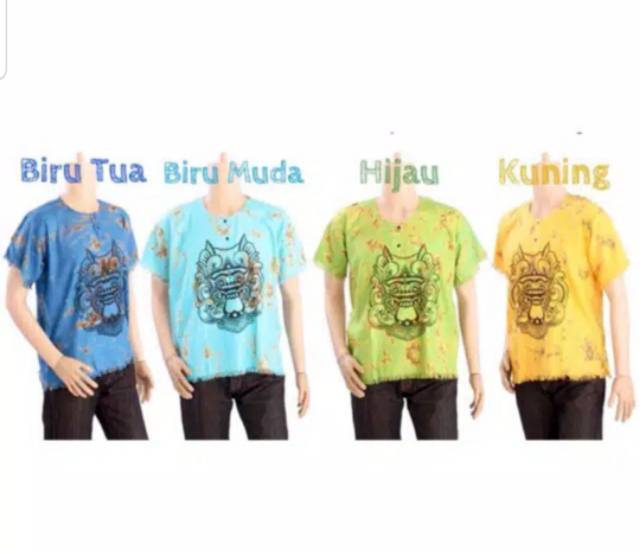 BH 169  meygrosir Baju bali barong katun dsr wrn xxl