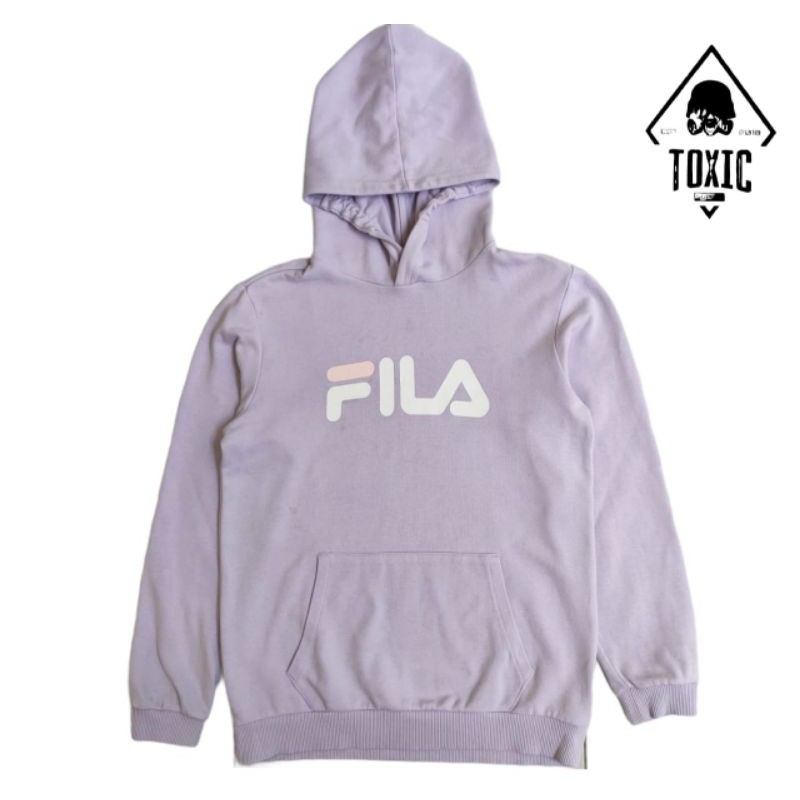 fila lilac hoodie