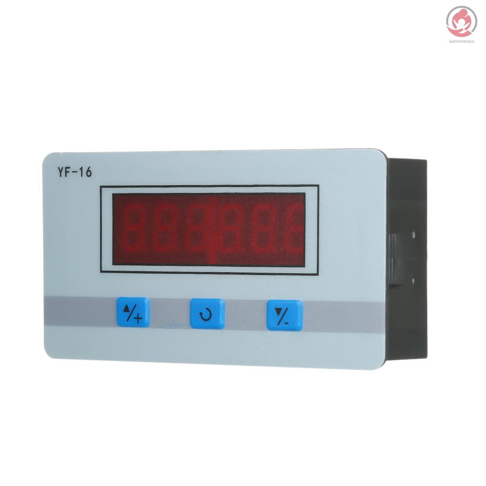 Mini LED Digital Counter Module DC/AC5V~24V Electronic Totalizer with NPN and PNP Signal Interface 1~999999 Times Counting Range