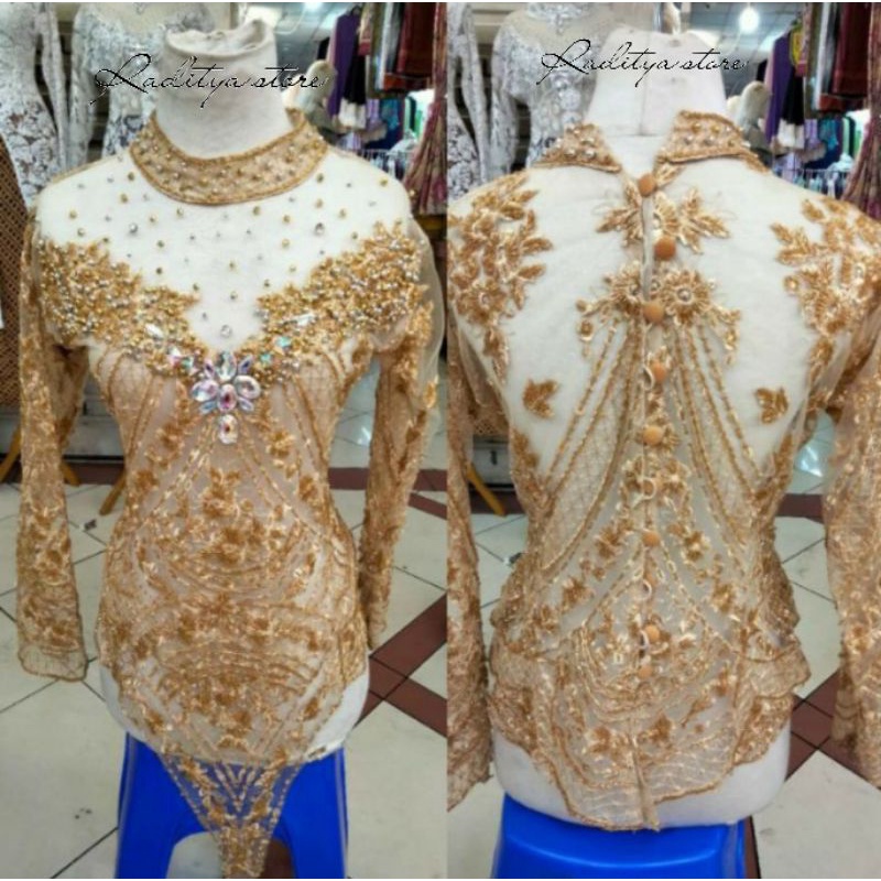 ATASAN KEBAYA TRIDI//ATASAN FULL PAYET MEWAH MODERN//KEBAYA