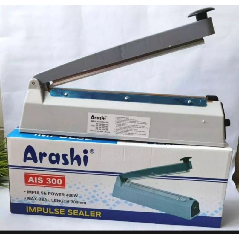 Mesin Pres Sealer Plastik Hyperlite 30cm 300 / Impulse Seal Press Plastic Arashi