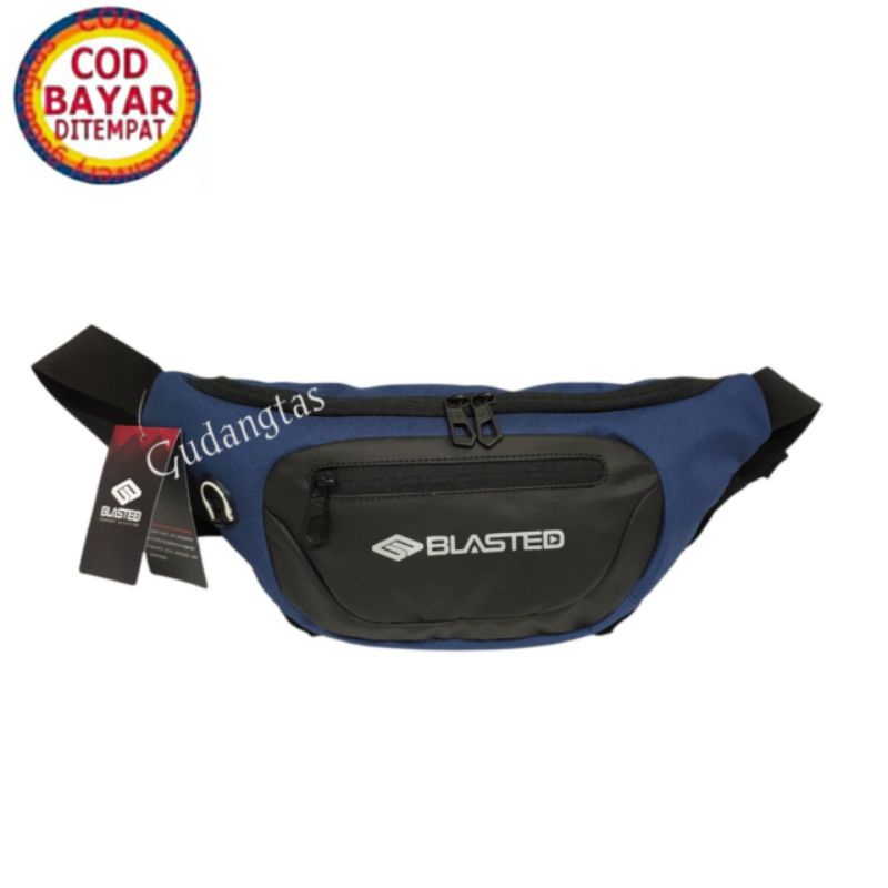 Tas waistbag tas gaul multi fungsi blasted 4444